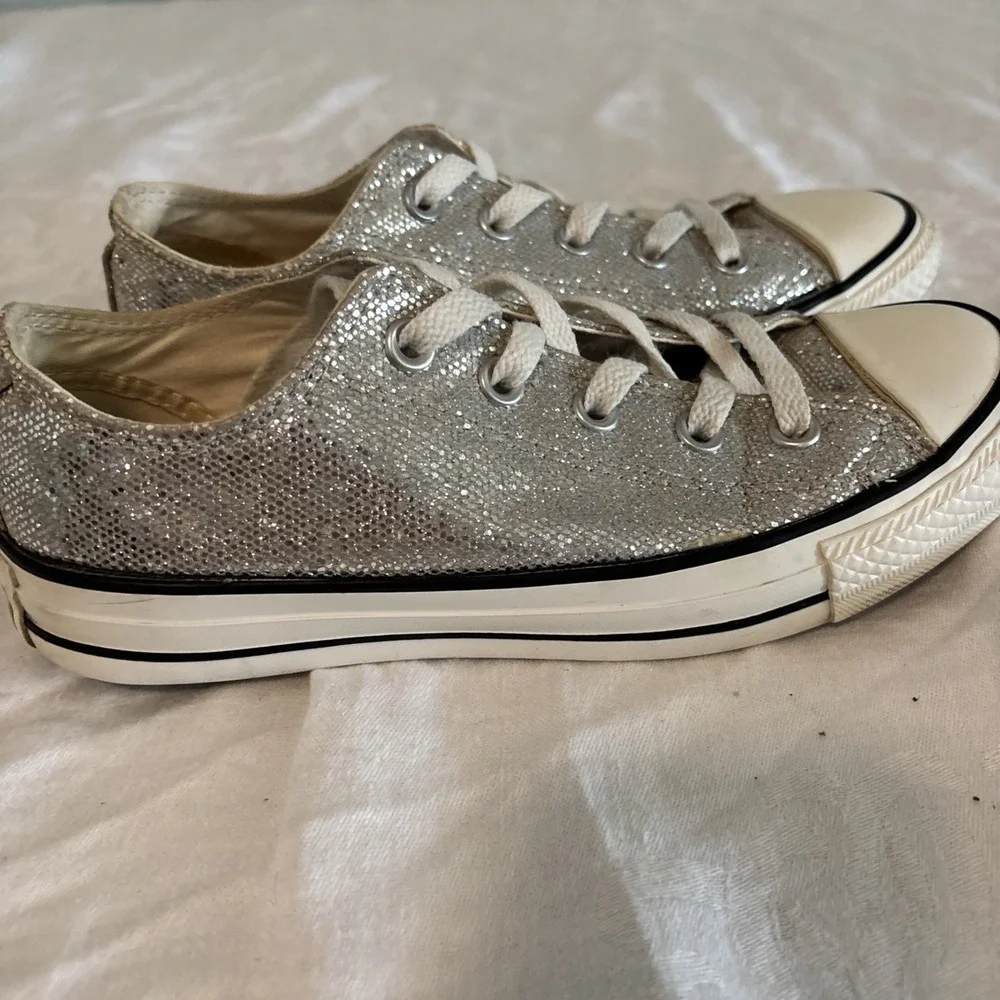 Converse All-Star, Glitter Shoes, Kids Style Sizing Men's 4 Womens 5‎
